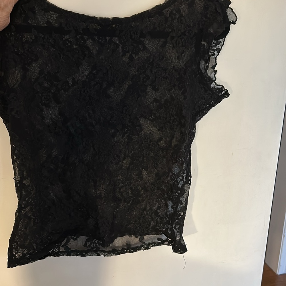 Black see through Lace top - Picture 2 of 7